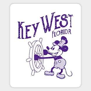 Steamboat Willie - Key West Flroida tie dye Magnet